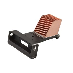 China 1000mm Epoxy Bonded Fin T6 Aluminum Heat Sinks Silver Anodised on sale