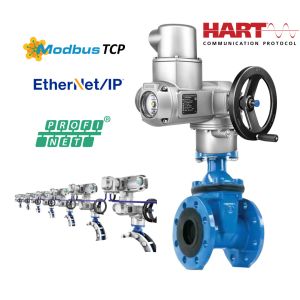 Electric Valves With AUMA SQ10.2 And Valve Attachment F10 F12 Auma SQ SQR