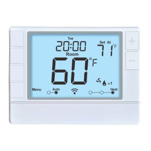 Coiiwsei 24V Adjustable Heat Pump Thermostat for Temperature Control