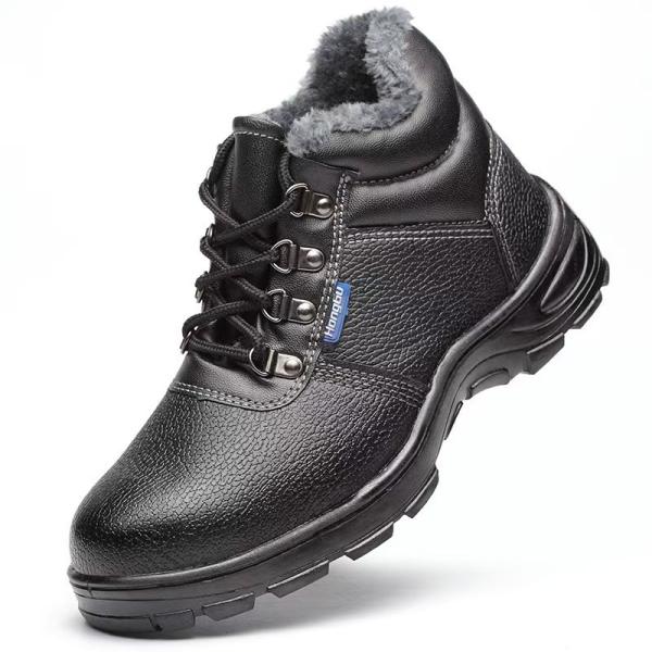 Winter Insulated Safety Work Boots Fleece Lined