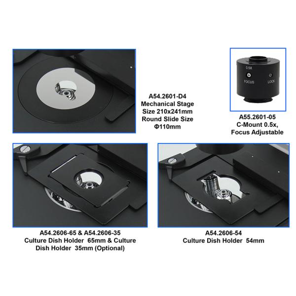 Binocular Wide Field Fluorescence Microscopy A16.2614 40X - 1600X Magnification