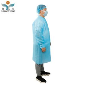 SMS PP Medical Disposable Scrub Lab Coat Unisex With Pocket For Hospital