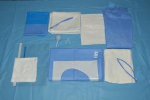 Quality Sterile SMMS Disposable Wrapping Surgical Packs , Laparotomy Drape for sale