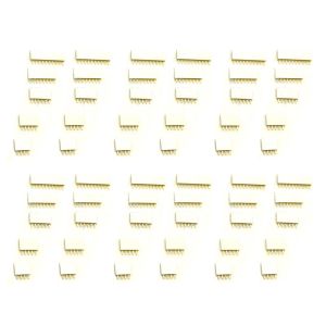 62pcs Colored 2.54mm Single Row Straight Pin Header Female Socket PCB Board