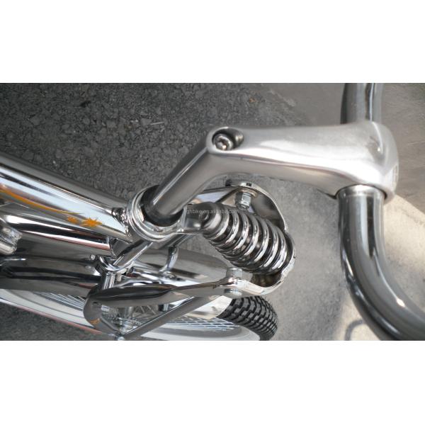 CE Certified 20" Sliver CP Steel Frame Coaster Brake Beach Cruiser Lowrider Bicycle