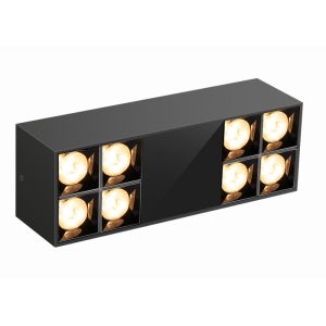 Aluminum PMMA 80LM/W 4000K 24W LED Grille Downlight