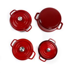 Classic OEM ODM Cast Iron Dutch Oven Cocotte Enamel Coating