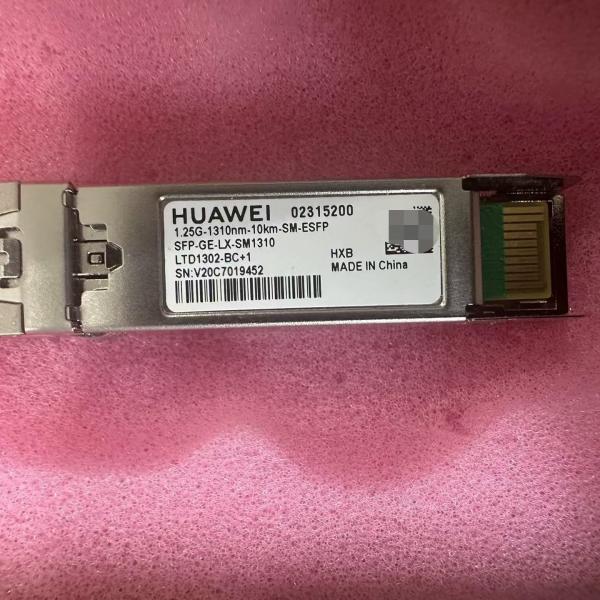 Quality Huawei Original Optical Transceiver 1.25g-1310nm-10km-SM-ESFP, Part number 02315200 for sale