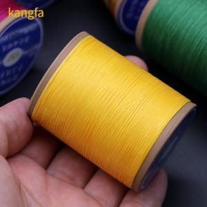 Small Roll Flat Wax Thread for Manual Leather Sewing 210D Filament Yarn Sale