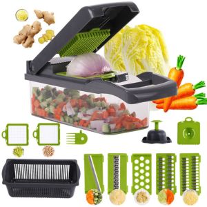 10 In 1 Manual Vegetable Chopper Slicer Multifunctional