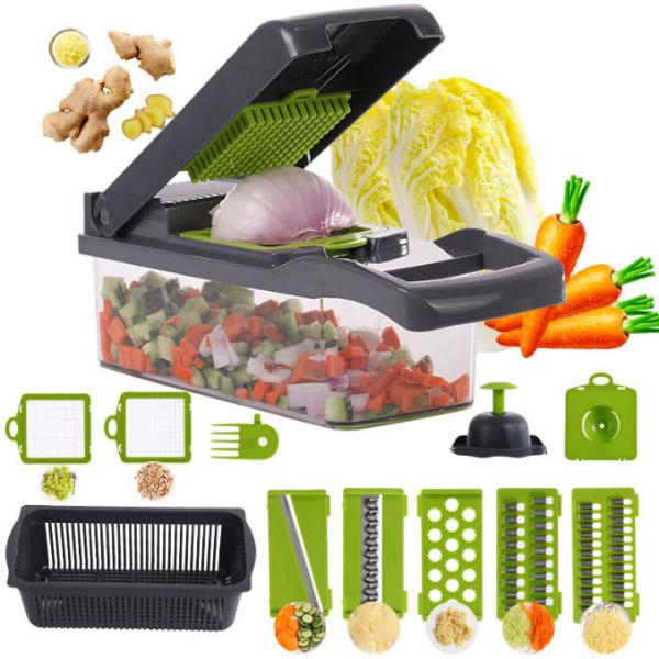 Buy 10 In 1 Manual Vegetable Chopper Slicer Multifunctional at wholesale prices