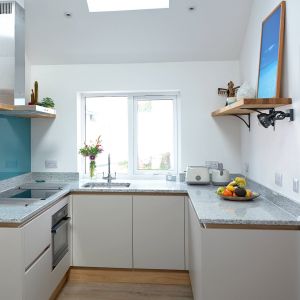 Modern Modular Pantry PVC Kitchen Cabinet For Villa Apartment