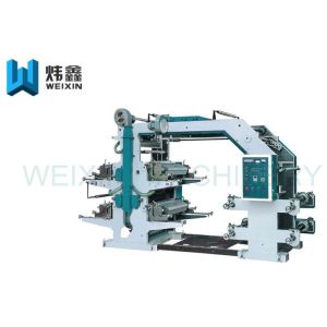 4 Colors Automatic Flexographic Printing Machine With Frequency Control