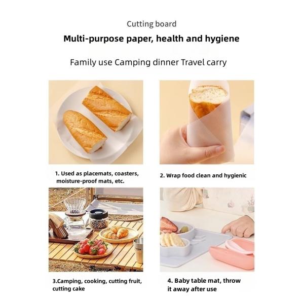 24cm*300cm PEVA Disposable Cutting Board Chopping Blocks Mats for Kitchen in XINHUI