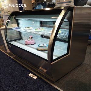 Digital Bakery Cooling Showcase 12 Cu.Ft Curved Display Fridge