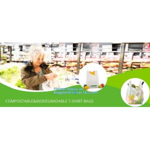 compostable garbage plastic bag on roll, Premium quality compostable disposable