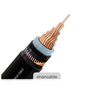 Quality Three Core Copper Conductor XLPE Insulated Power Cable With Copper Tape Screen for sale