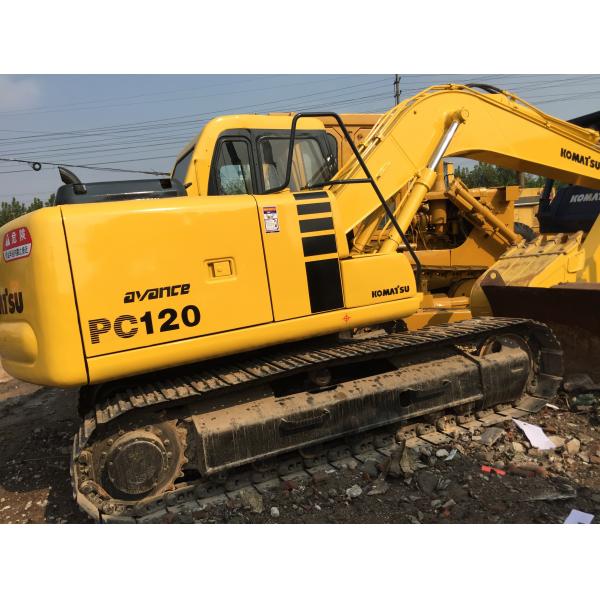 2010 year Used Komatsu PC120 Crawler Excavator 11T weight S4D105-5 engine with
