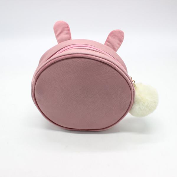 Buy Circular Travel Cosmetic Storage Bag 20cm 6cm Pink Cosmetic Pouch at wholesale prices