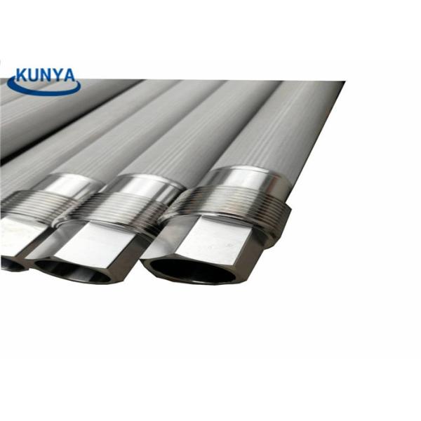 12mm Round Perforated Metal Mesh Cylinder 1um Glass Fiber Wire Mesh Tube