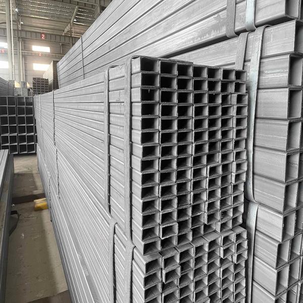 Non-oiled Galvanized Square Tube Steel for 75x75 Square Rectangular Hollow Steel Tubes