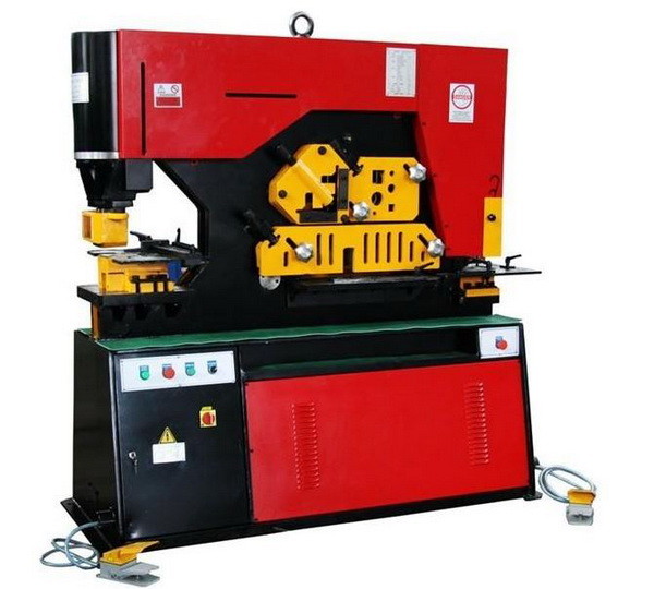 Buy High Efficiency Metal Iron Worker Hydraulic Ironworkers With Double Cylinder at wholesale prices