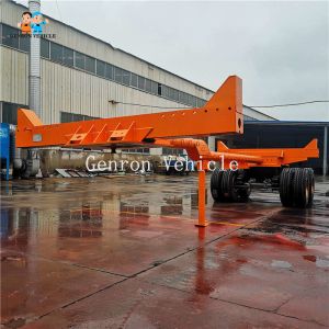18.5m Two Axles Bogie Suspension Logging Truck Trailer