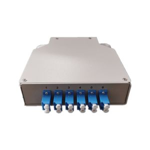 China 12 Core Cold Rolled Steel Fiber Optic Din Rail Terminal Box With Lc Duplex Adapter on sale