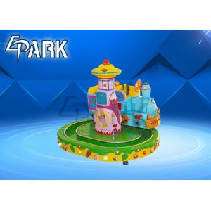 Kiddies Track Train Ride Coin Operated Game Machine