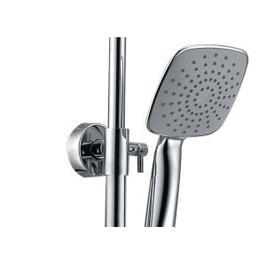 Starlight Chrome Shower System With Euphoria Cube Handheld Shower Head