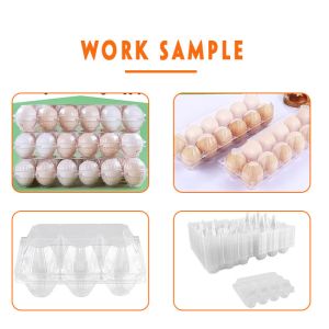 PET 0.15mm Plastic Tray Thermoforming Machine Automatic Multiplication