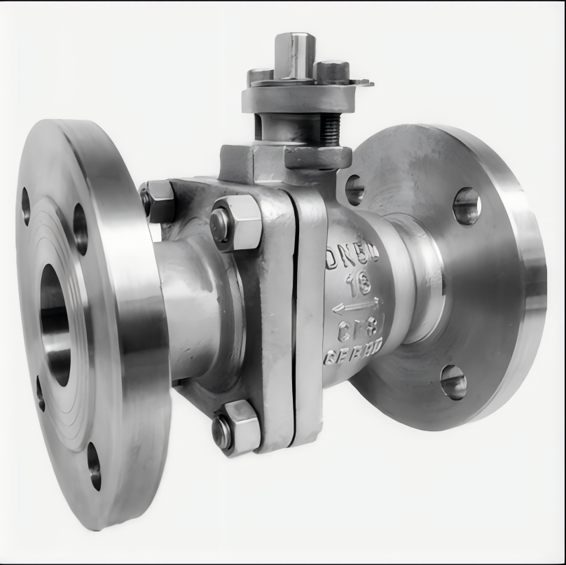 Flanged ball valve floating ball valve Q41F manual 304L stainless steel ball