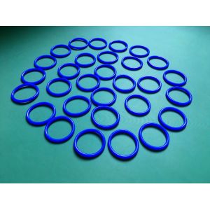 China AS568 Low Temperature Blue Silicone O Ring Seals on sale