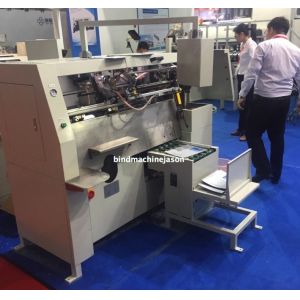 Spiral wire inserting machine SSB420 with spiral lock for notebooks