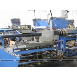 Hydraulic Protective Sleeve Plastic Extrusion Line , Sprial Hose Warp Pe Pipe