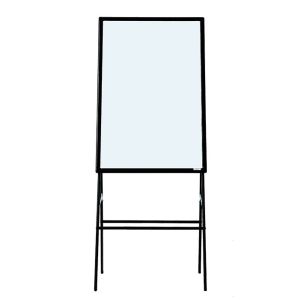 China Classroom Mobile Reversible Magnetic Whiteboard Frosted Aluminium Frame on sale