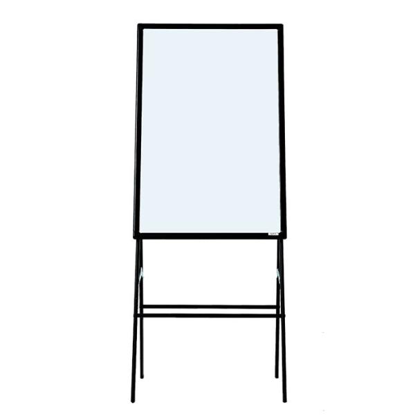 Buy Classroom Mobile Reversible Magnetic Whiteboard Frosted Aluminium Frame at wholesale prices