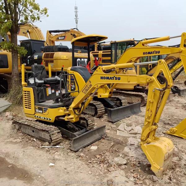 Komatsu PC18MR Mini Hydraulic Excavator Used Excavator Harga Crawler Year 2016 0.13M³