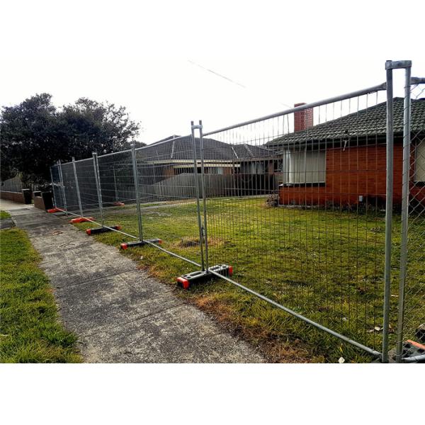 Buy Metal Panels 4ft Temporary Steel Fencing Construction Removable at wholesale prices