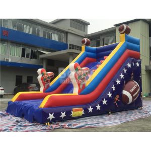 Quality Customized Single Lane Rugby Commercial Inflatable Slide For Playground for sale