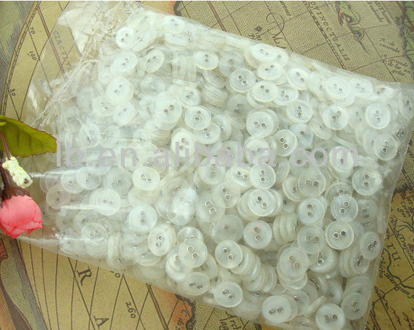 Wholesale polyester chalk Resin Rod buttons for Shirt Coat