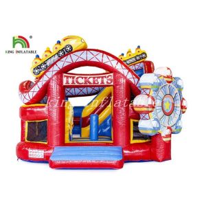 Happy World Inflatable Amusement Park Durable PVC Combo Playground For Toddler