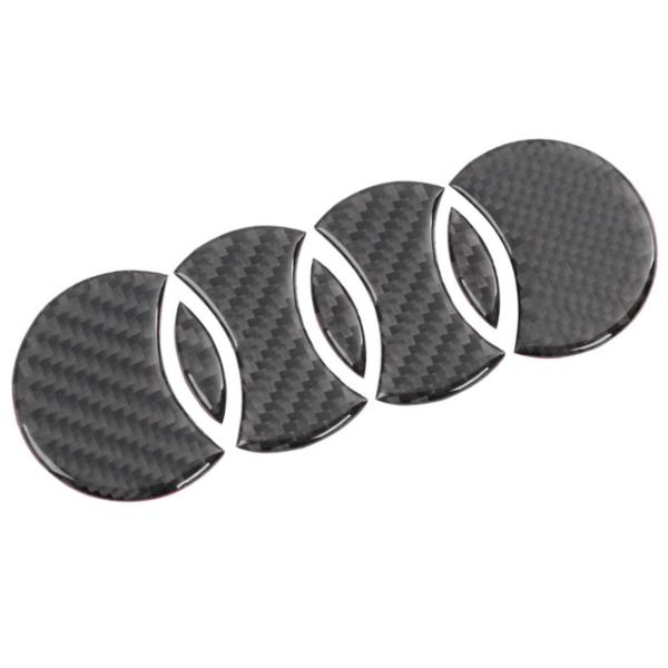 Audi A6L Interior Modified Carbon Fiber Decorative Stickers UV Glossy