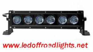 China Single row 20W off road CREE LED light bar for trucks,12V 10W cree led lightbar on sale