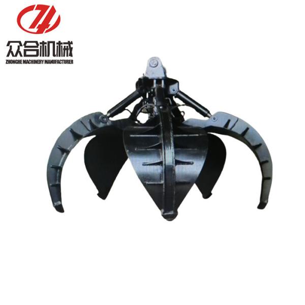 Buy Longer Life-span High Efficiency Orange Peel Grapple Excavator Scrap Grab Bucket for CAT325, SK300, HD1638 at wholesale prices