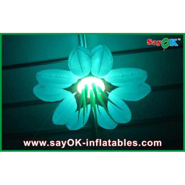 Party Inflatable Lighting Decoration Orange / Green Customized