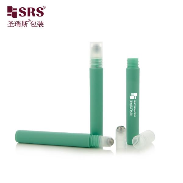 RPPH-10ML(C) Long Holder Long Cap Thin Plastic PP PCR Roll-On Bottle Applicator For Anti-Itch Liquid Eye Serum Gel