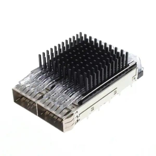 2170744-4 QSFP28 Cage 1x4 Port 28 Gb/S Through Hole