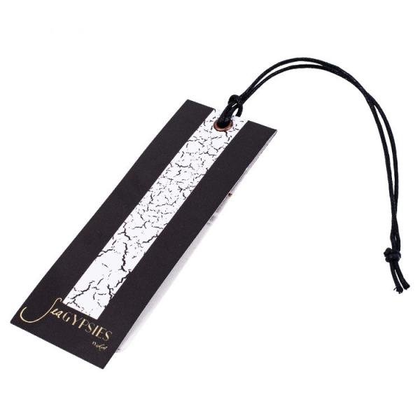 Buy Shirt Shoes Bags C1S Coated Paper Embossed Swing Tags Eco Friendly at wholesale prices