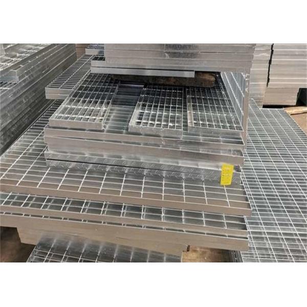 Hot Dipped Galvanized Plain / Serrated Steel Grating For Platform Walkway